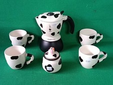 CAFFETTIERA BIALETTI MUKKA EXPRESS CAPPUCCINO 2 TZ + 4 TAZZE + ZUCCHERIERA. CY80