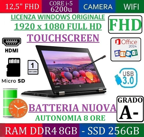 Notebook fhd lenovo - notebook, 12,5"
