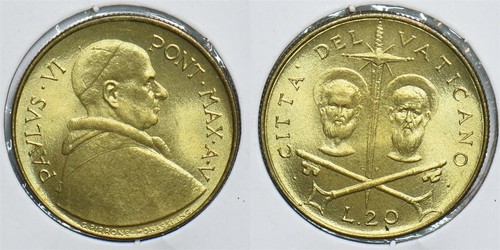 Vatican 1970 lire 241053 - 's,