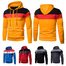 Felpa Uomo Con Cappuccio E Zip