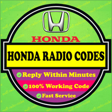 ✅HONDA SBLOCCO RADIO PIN
