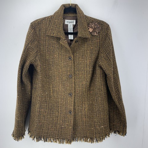 Giacca tweed blazer - tweed, frange