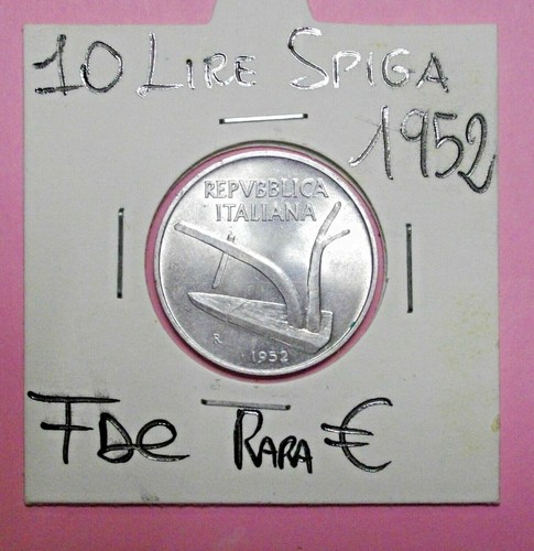 Lire 1952 spighe fdc - lire,