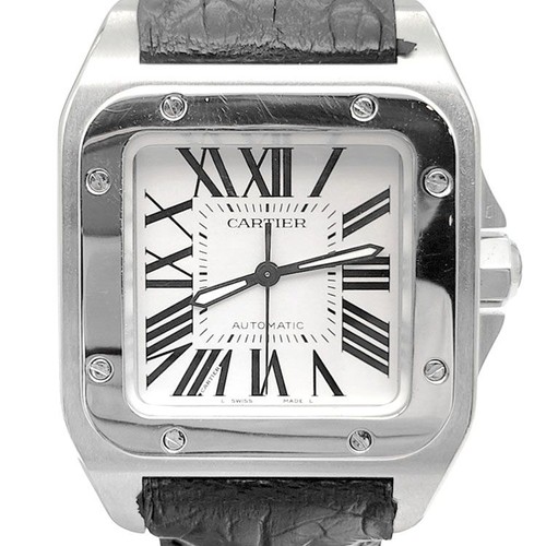 Cartier santos 100 steel - santos,
