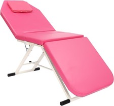 Lettino da massaggio pieghevole , colore rosa