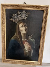 Vecchia Addolorata Dipinto Su