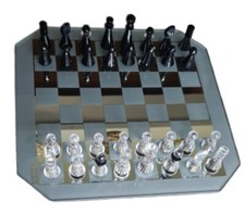 SWAROWSKI Scacchiera cristallo con scatola originale Crystal Classics Chess Set