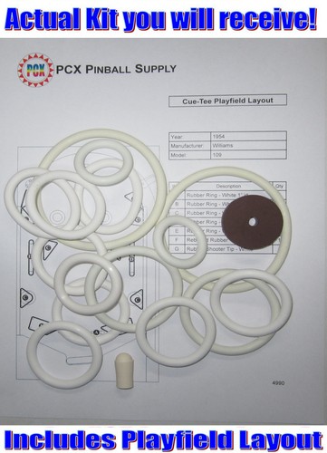 Kit anelli gomma flipper - kit,