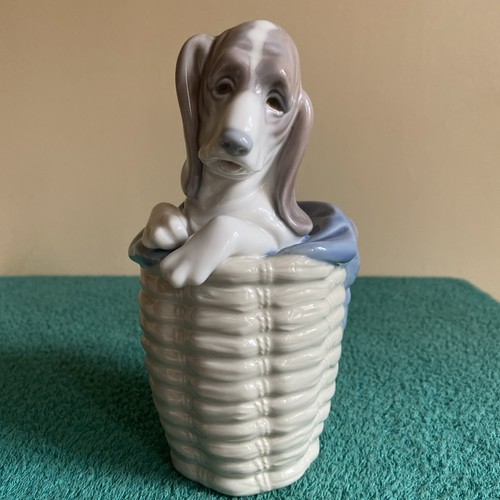 Lladro 1128 basset - lladro, #1128