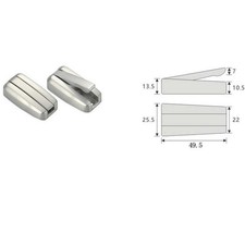 Ganci in zinco a molla facilmente installabili perfetti per spazi minimalisti