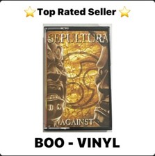 Sepultura Against Cassette Tape Roadrunner Rare Thrash Metal Ex / M Condition