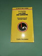 La fine dei Greene - S.S. Van Dine / l'Unità-Mondadori, 1992