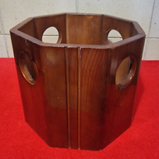 Cachepot Fioriera Portavaso da interno Vaso in Legno Traforato Vintage 