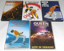 QUEEN FREDDIE MERCURY LOTTO DI 5 DVD DI CUI 3 DOPPI 