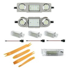 LED Interni Set F. VW Golf 6 VI 5K1 Gti Variant Familiare AJ5 L Bianco