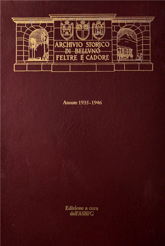 Archivio storico di belluno - -,
