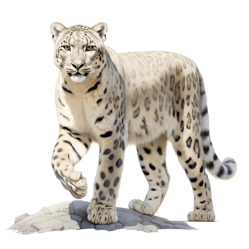 Adesivi leopardo delle nevi - adesivi,