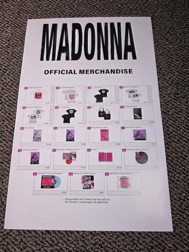 Poster madonna merchandise - poster,