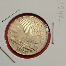 ** ITALIE - 50 Centesimi 1942