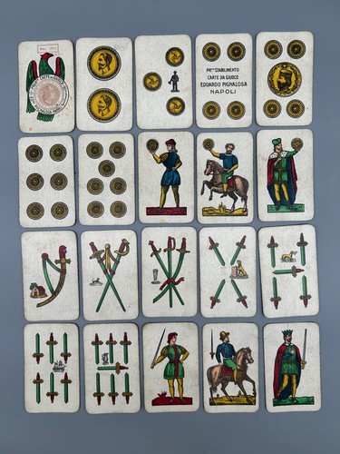 Mazzo antico carte gioco - carte, da