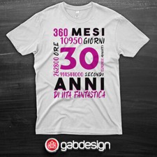 T-shirt 30 anni  idea regalo