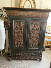 Armadio decorato antico - decorato,