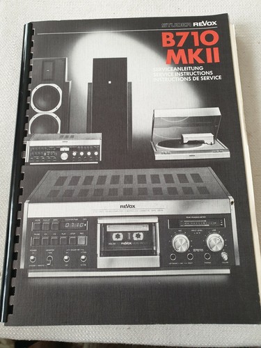 Manuale revox b710 mkii schemi - revox,