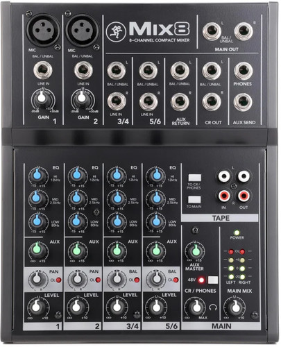 Mixer compatto canali mackie - mixer,