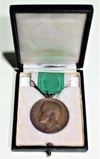 MEDAGLIA DI BENEMERENZA IN BRONZO DEL TERREMOTO CALABRO-SICULO (IN SCATOLA) - RR