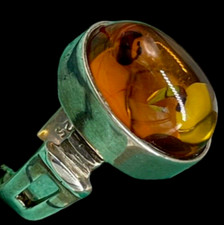 Anello Ambra naturale