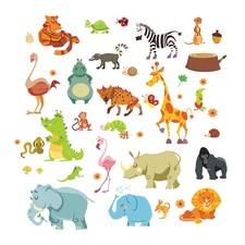 Adesivi murali animali wall - ,