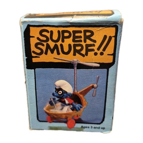Figurina super puffo 1983 - figurina,