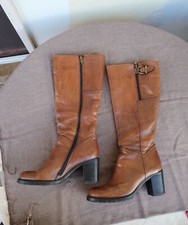 Stivali in pelle marrone Cinti 38