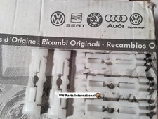 Clip grondaia tetto VW Golf Jetta MK2 GTI G60 x5 nuovo originale OEM ricambi VW