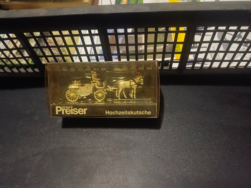 Preiser hochzeitskutsche - preiser,