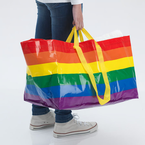 Borsa shopping ikea rainbow - shopping,