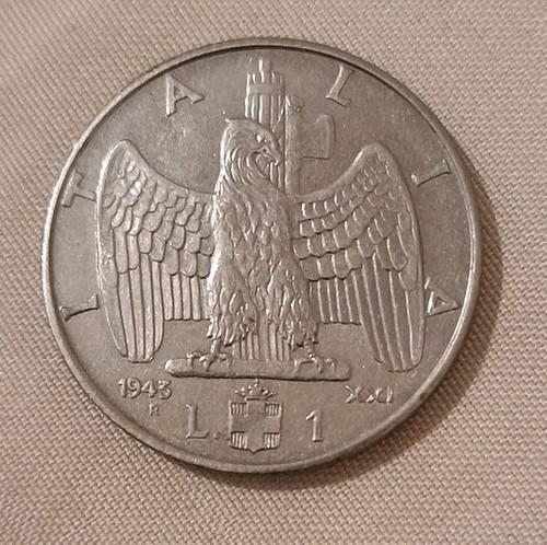 Regno italia lira 1943 - d'italia, 1