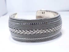 Bracciale aperto intrecciato