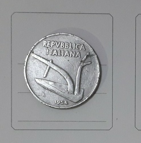 Moneta lire del - moneta, 1954