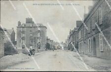 ci96  cartolina bain de bretagne ille et vilaine la rue de nantes francia france