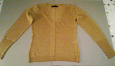 Pullover, colore oro. Marca Sandro Ferrone, tg.S/M. Made in Italy.