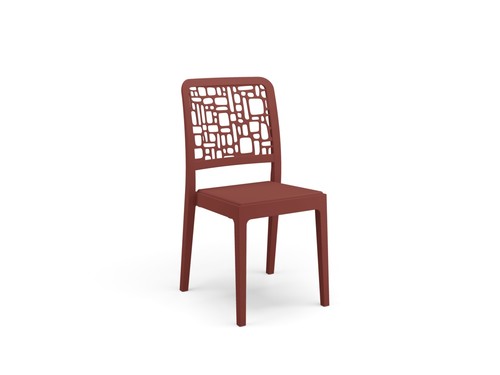 Sedia medea mattone - sedia,