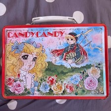 Porta pranzo vintage anni 70 Candy Candy Metal Popy Japan retrò anime cornamu...