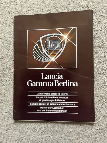 Brochure lancia gamma berlina - lancia,