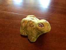 Ceramica Siciliana tartaruga bomboniera sacchettino Nino Parrucca dipinta mano