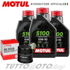 Tagliando YAMAHA MT-09 SP 2018 2019 2020 / Olio Motul 5100 10W40 + Filtro 850cc