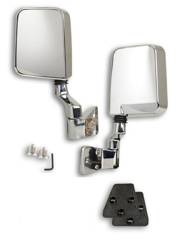 Kit specchietti cromati adatti