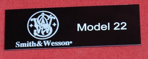 Targa vetrina smith wesson - targa,
