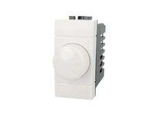 Regolatore Dimmer a Manopola 220V, Compatibile Con Bticino Living Light (Bianco)