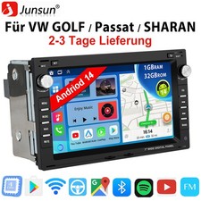 Android14 per VW Polo 9N Golf 4 Passat B5 T5 Carplay autoradio GPS Nav RDS BT FM